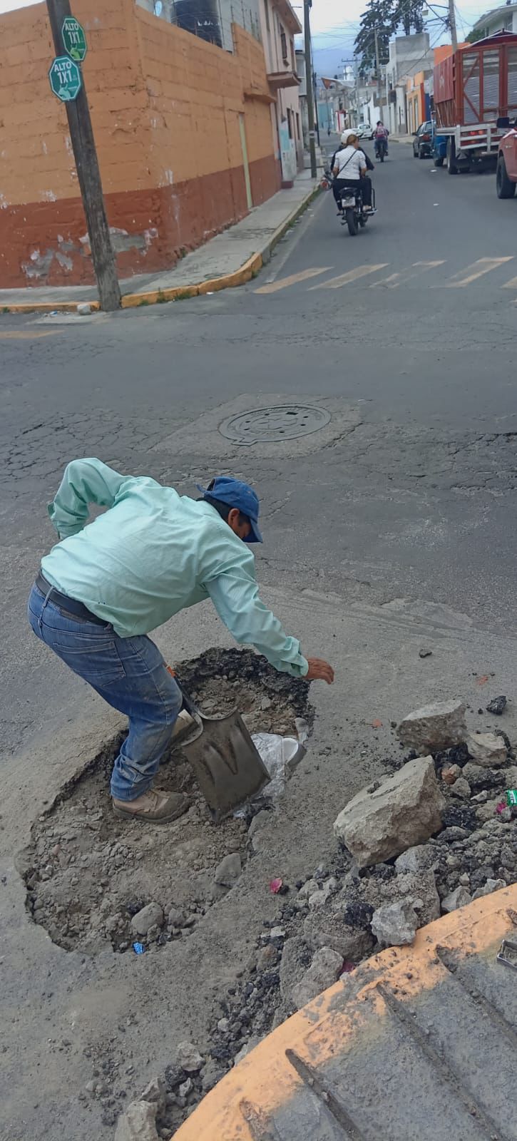 CAPAMH continúa con trabajos de reparación de fugas en Huamantla